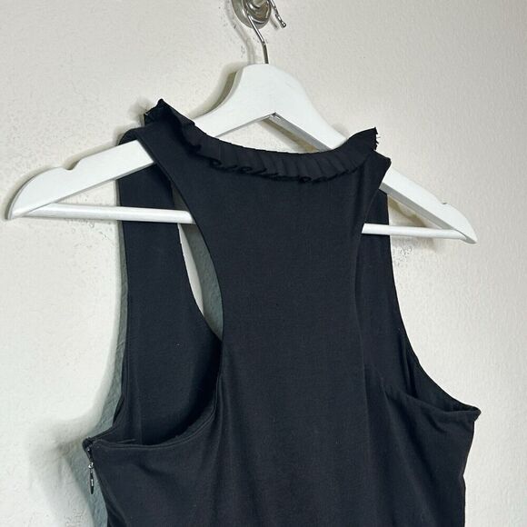 Twelve by Twelve Black Tiered Tulle Bow Back Fit and Flare Dress S - Picture 8 of 11